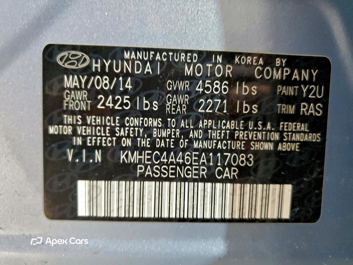 Hyundai Sonata 2014