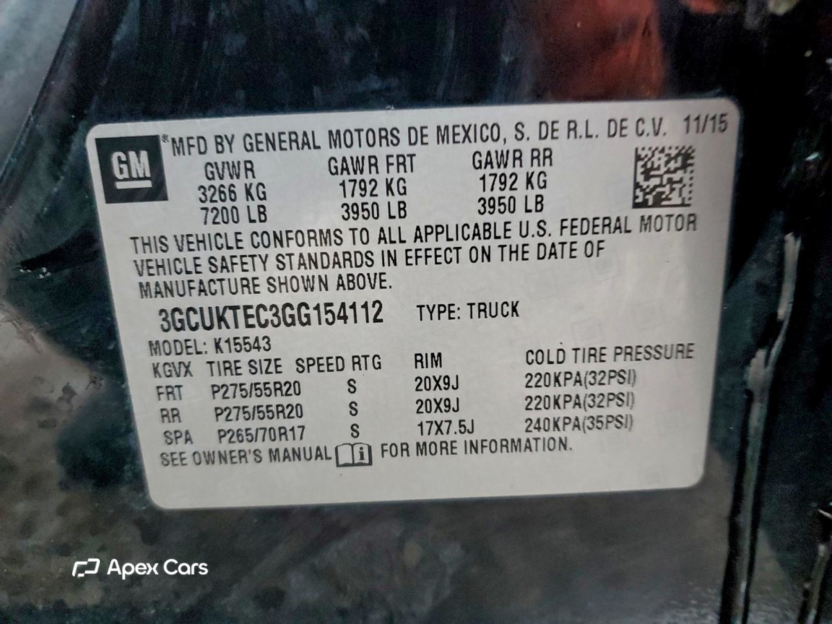 Chevrolet Silverado 2016