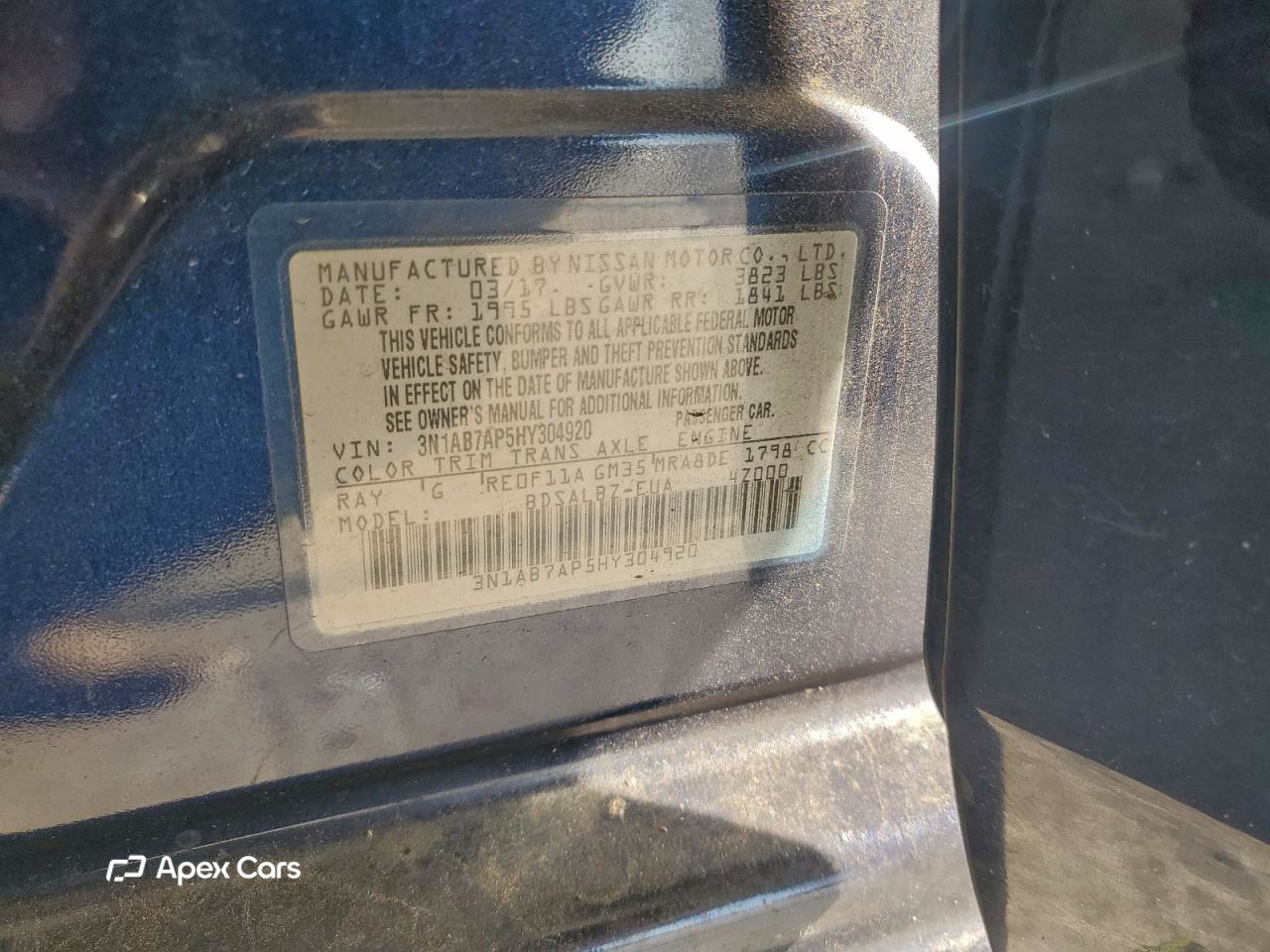 Nissan Sentra 2017