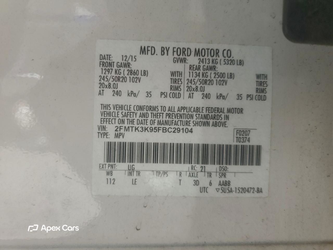 Ford Edge 2015