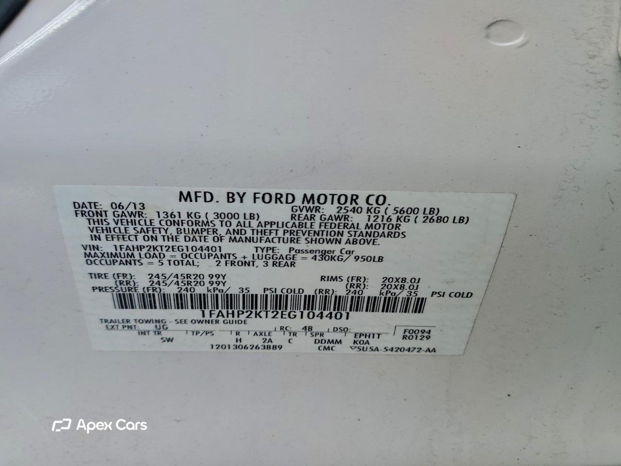 Ford Taurus 2014