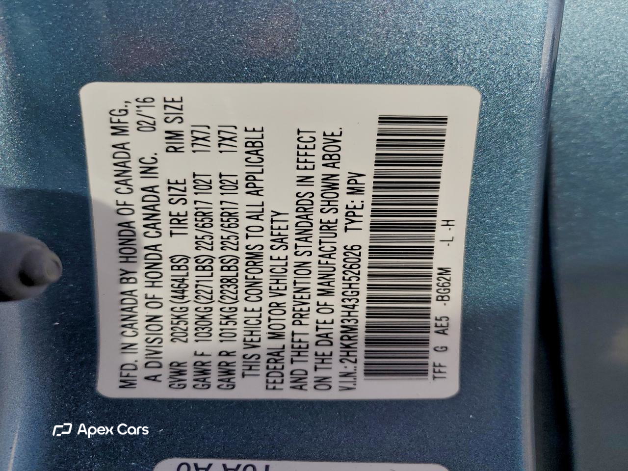 Honda CR-V 2016