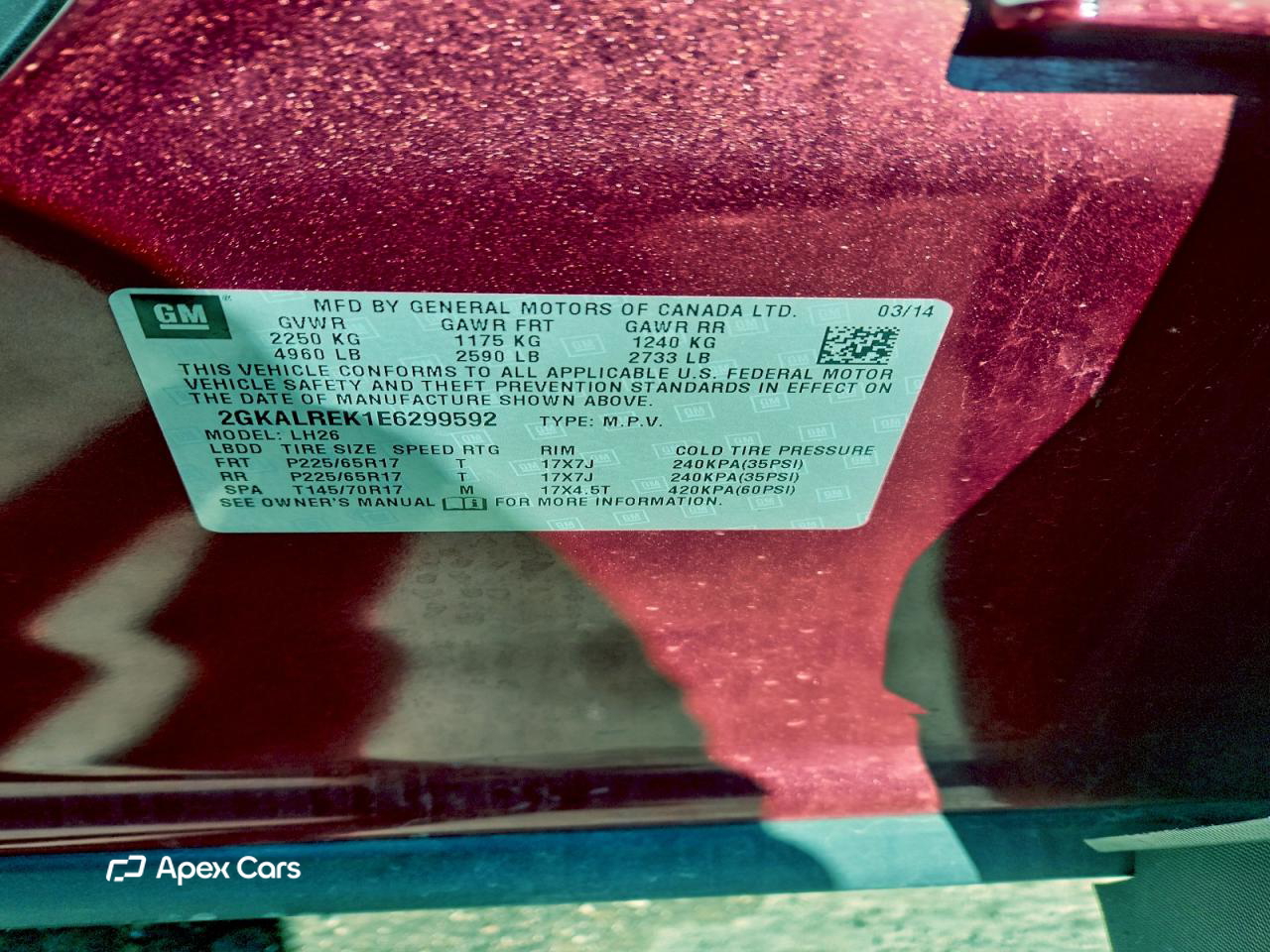 GMC Terrain 2014