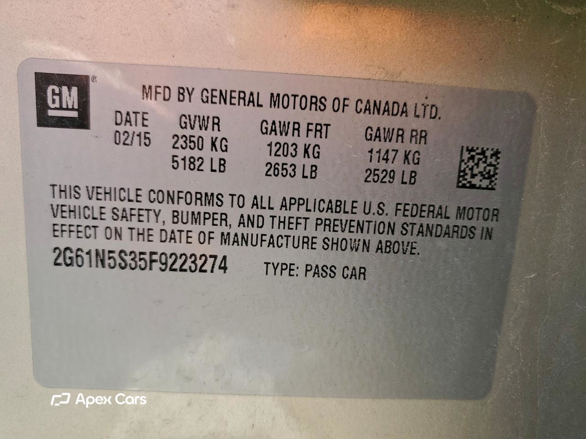 Cadillac XTS 2015