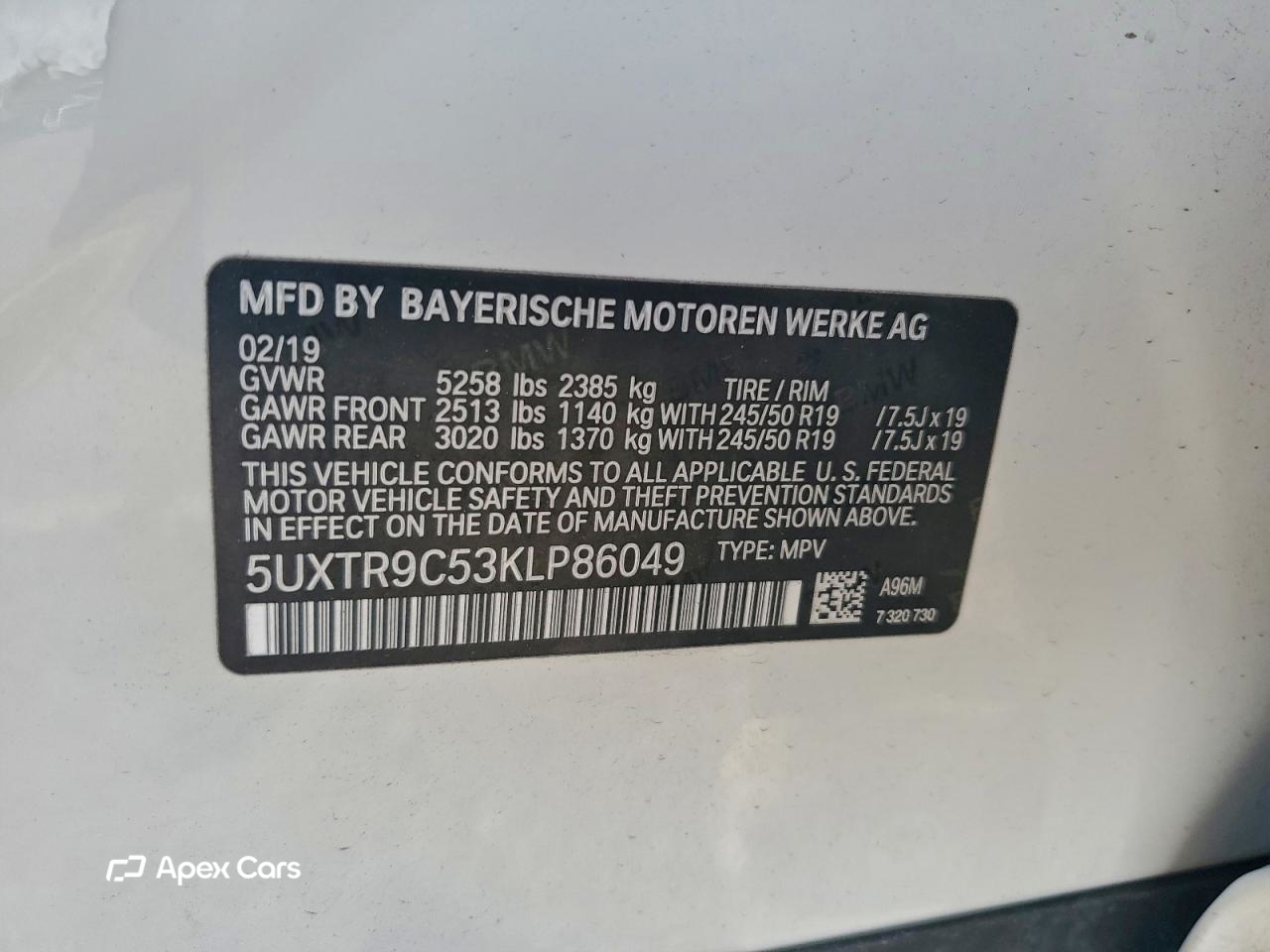 BMW X3 2019