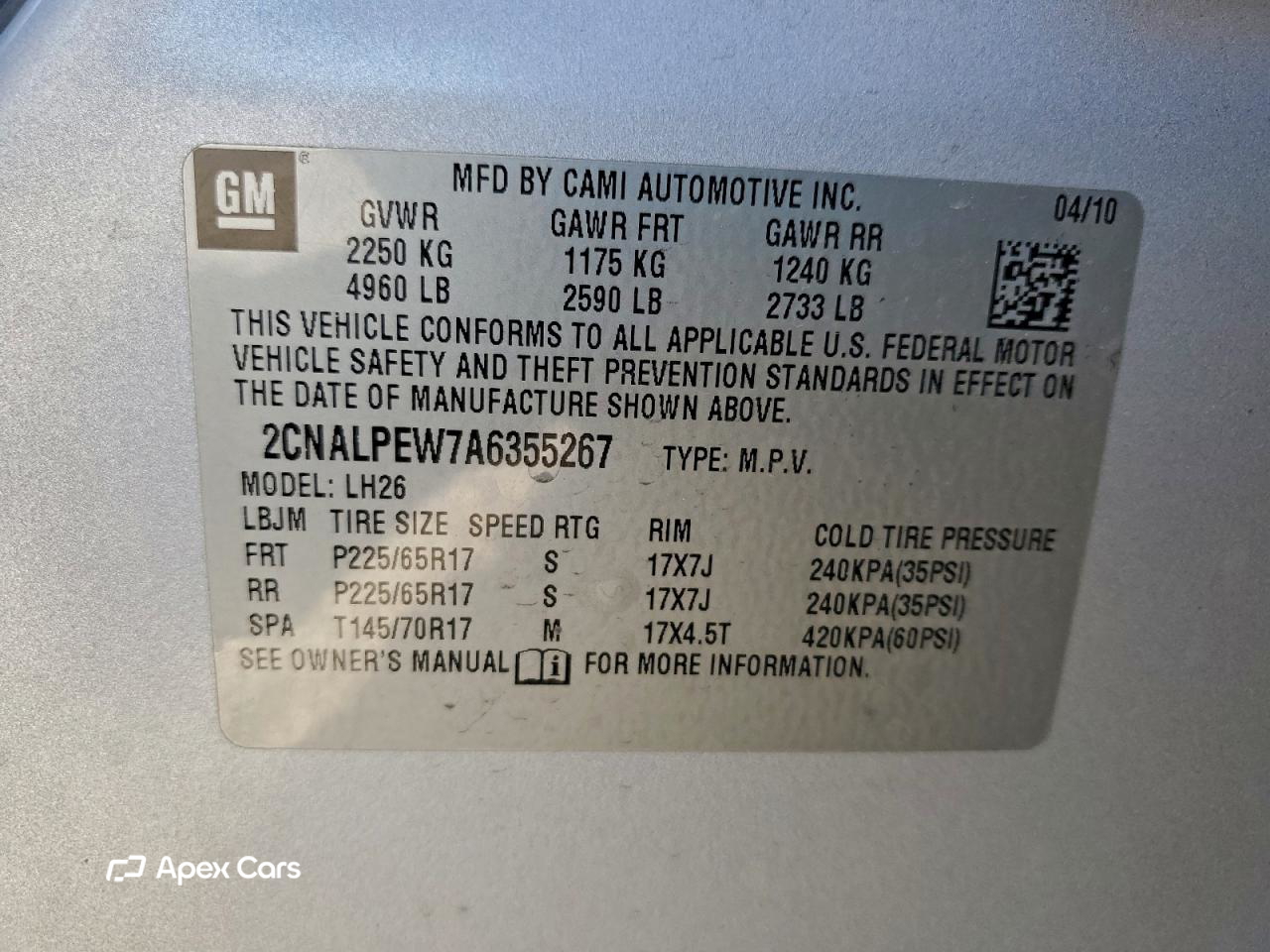 Chevrolet Equinox 2010