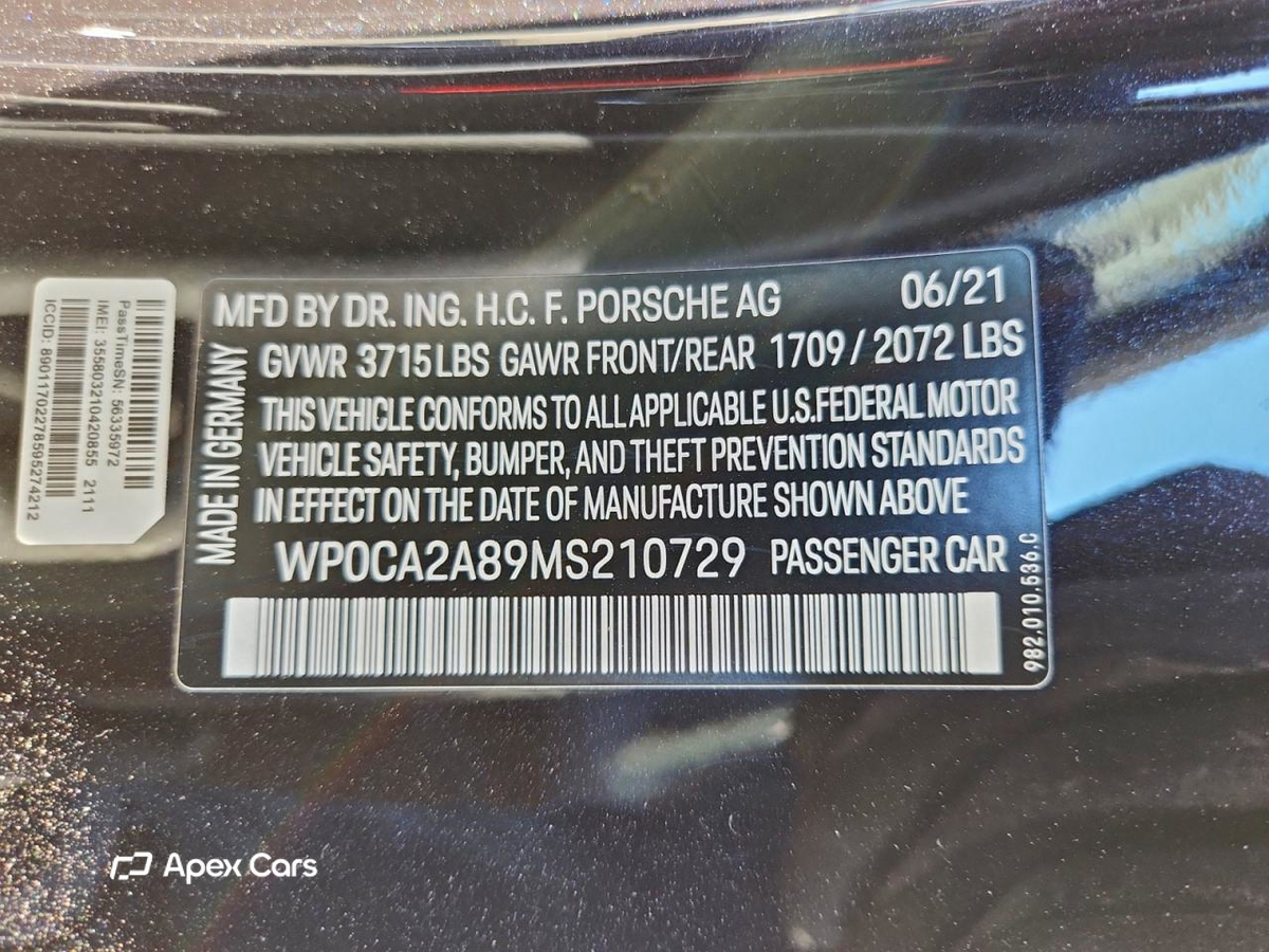 Porsche Boxster 2021
