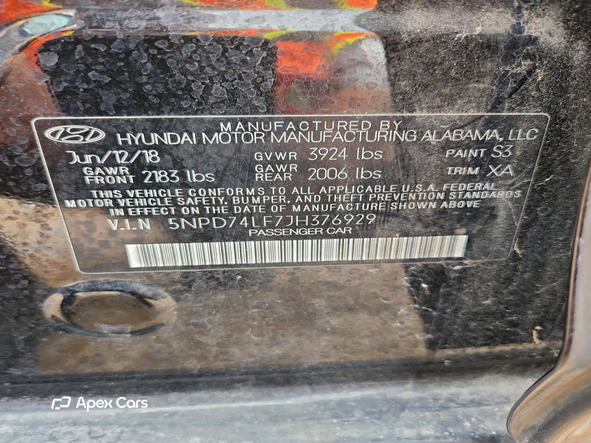 Hyundai Elantra 2018