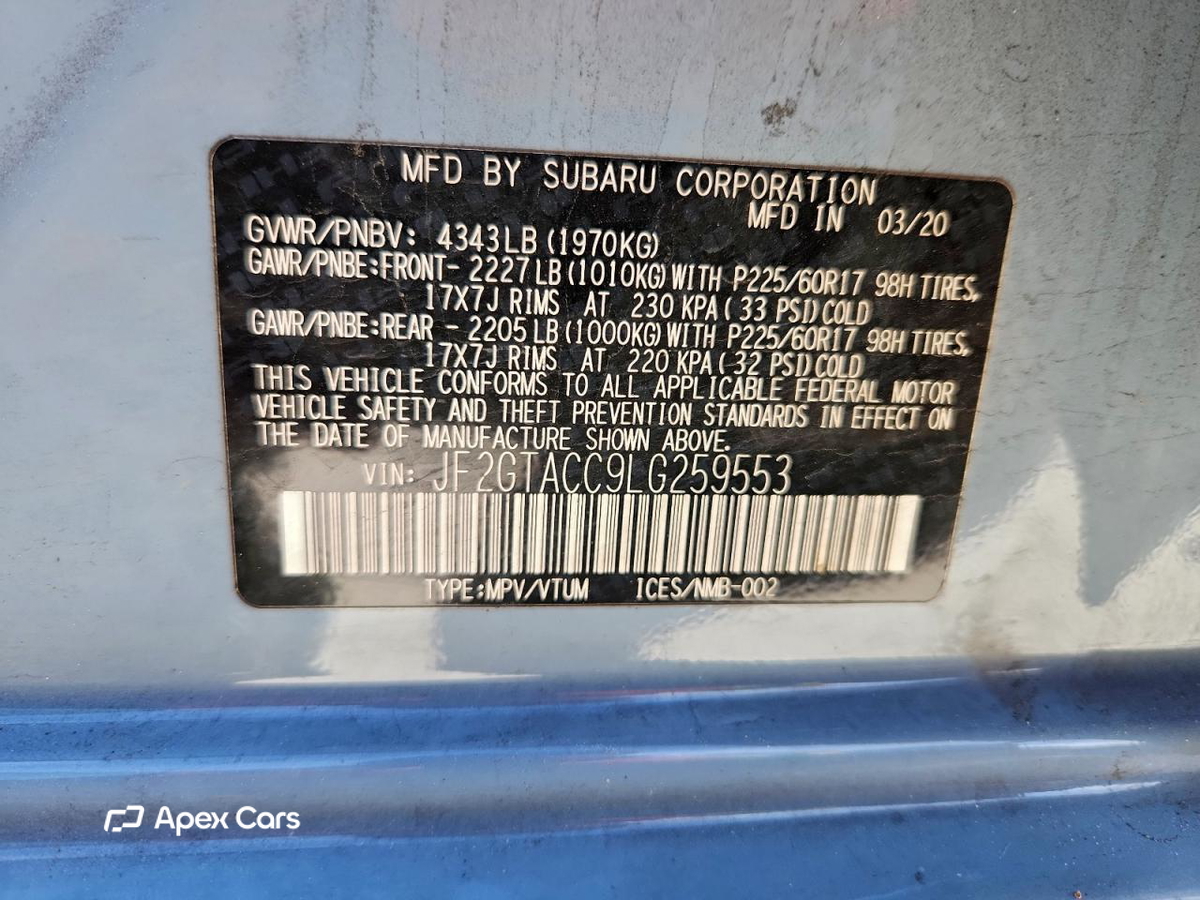 Subaru XV 2020