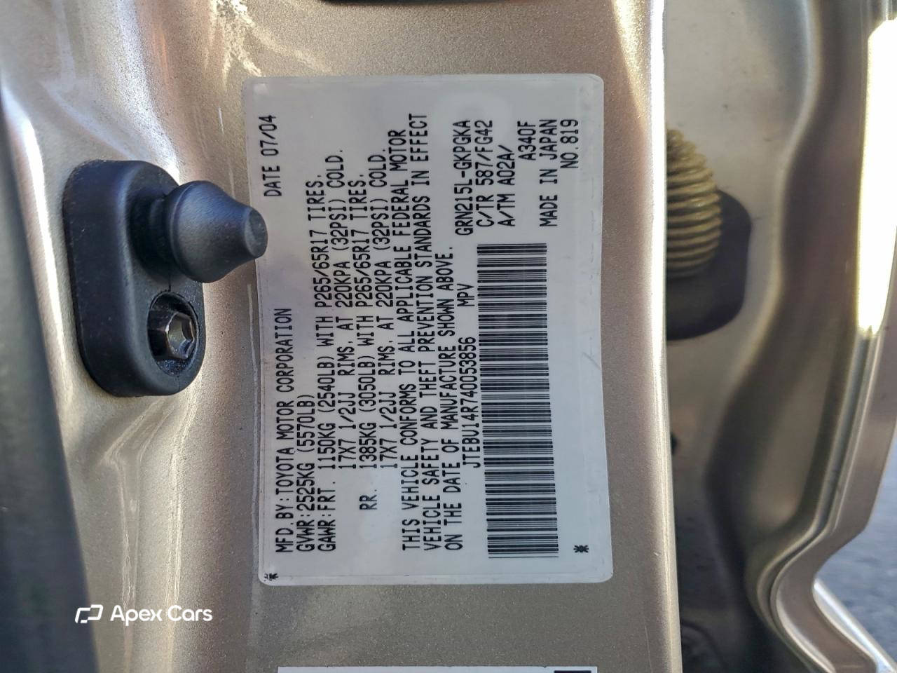 Toyota 4Runner 2004