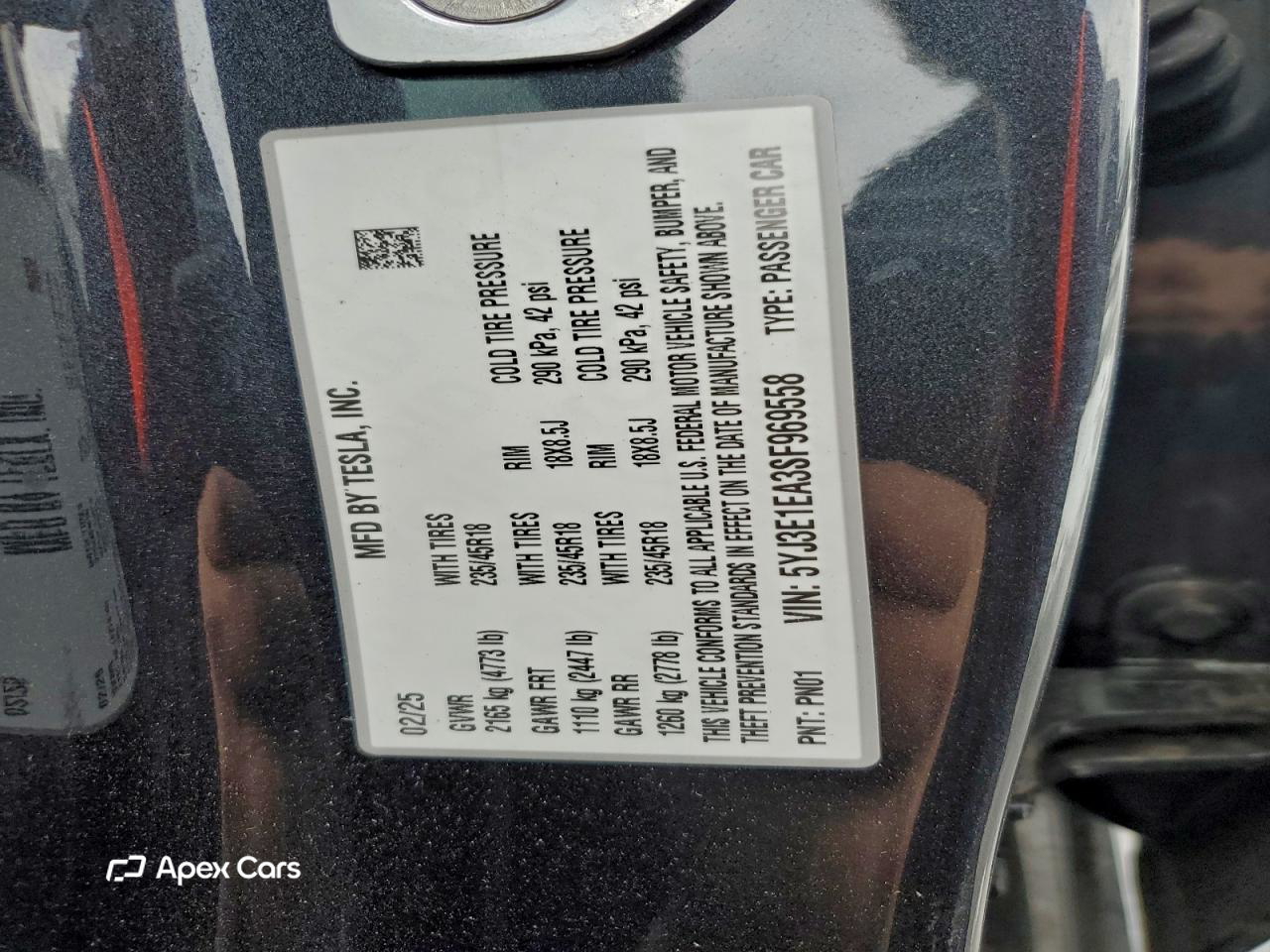 Tesla Model 3 2025