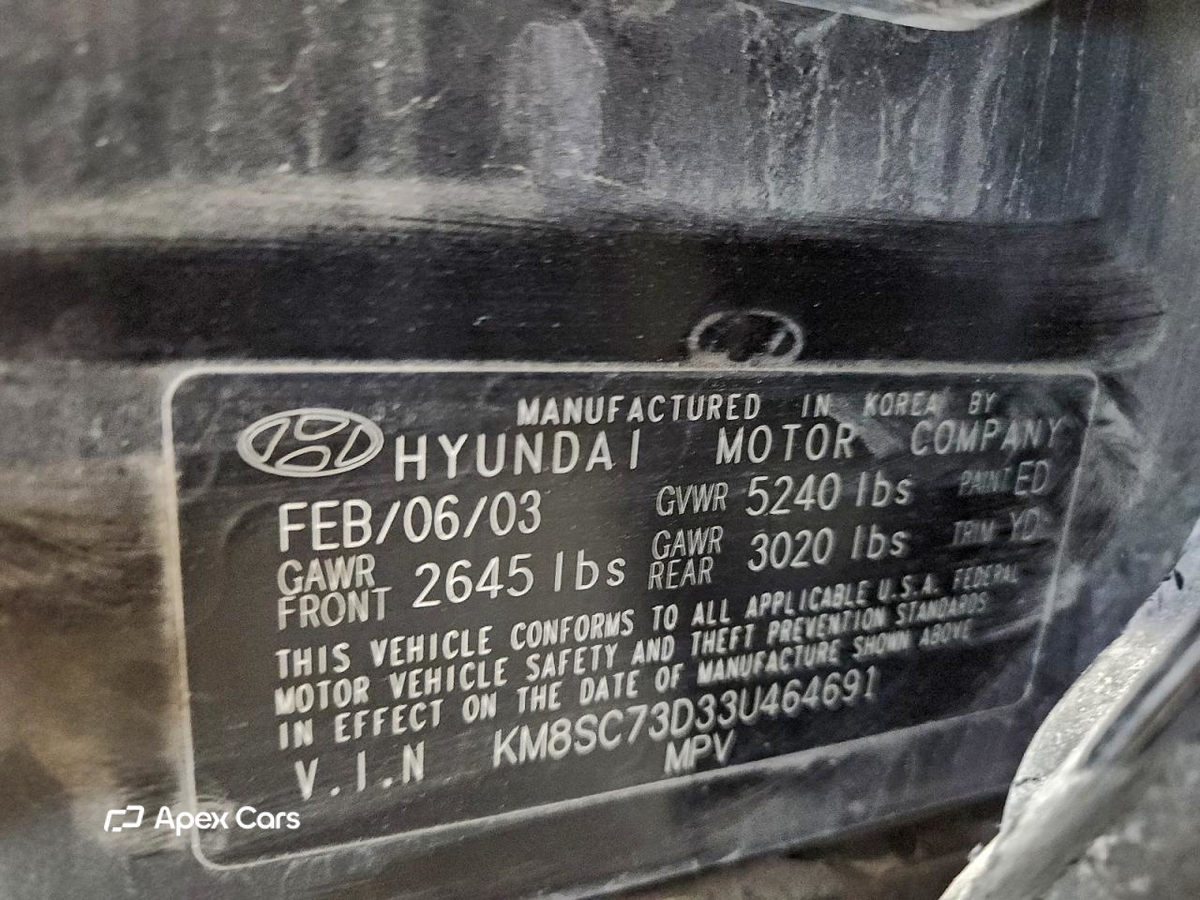 Hyundai Santa Fe 2003