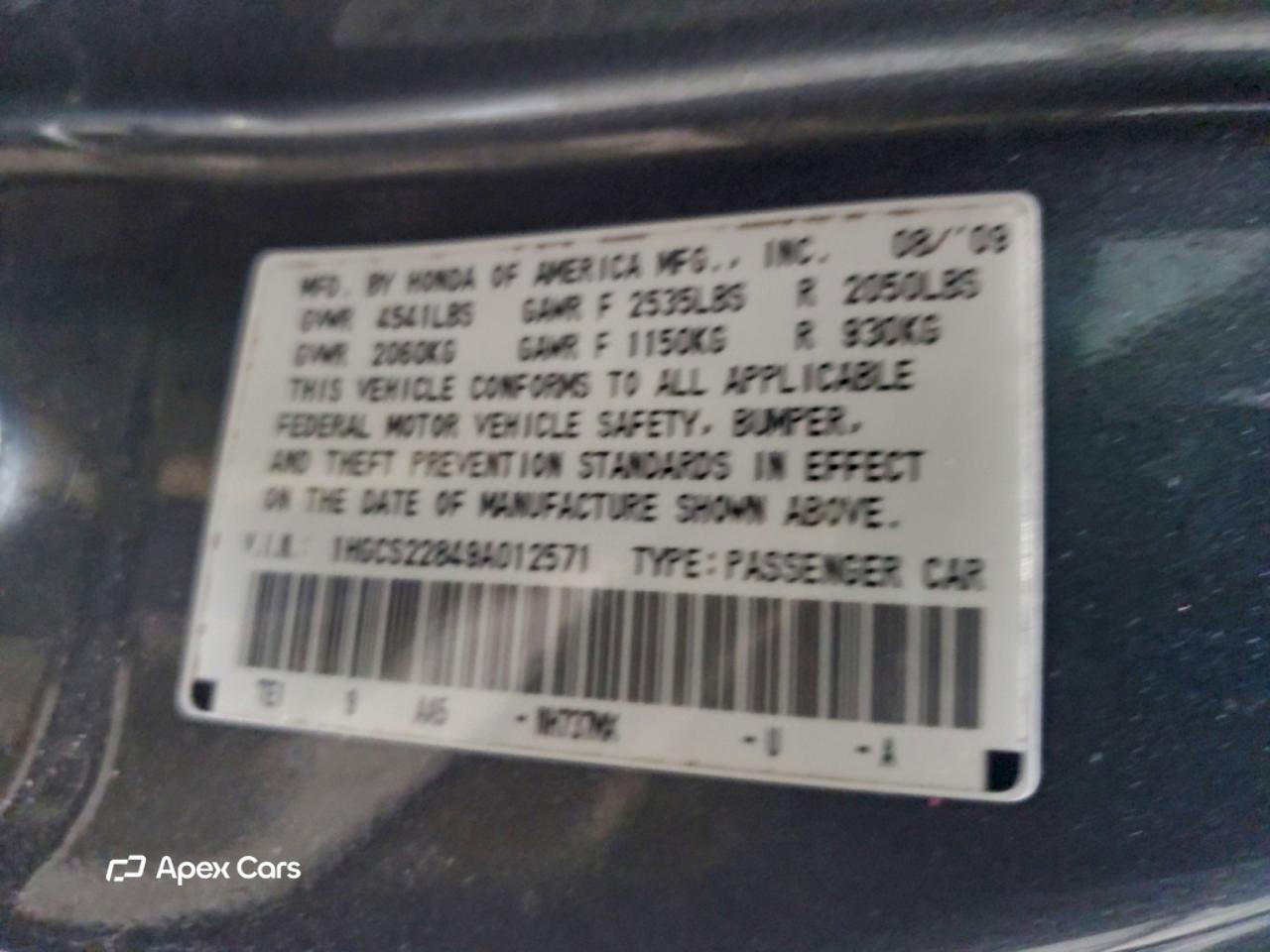 Honda Accord 2009