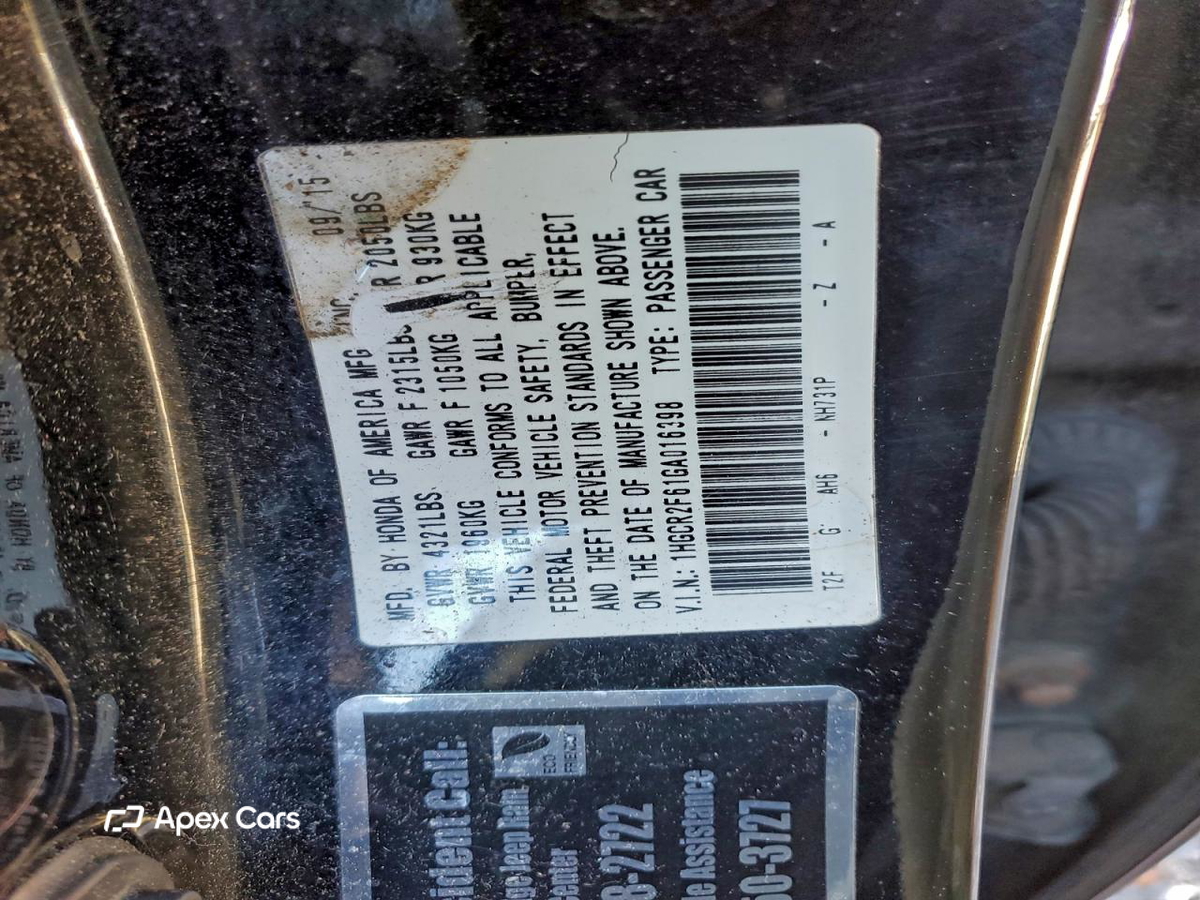 Honda Accord 2016