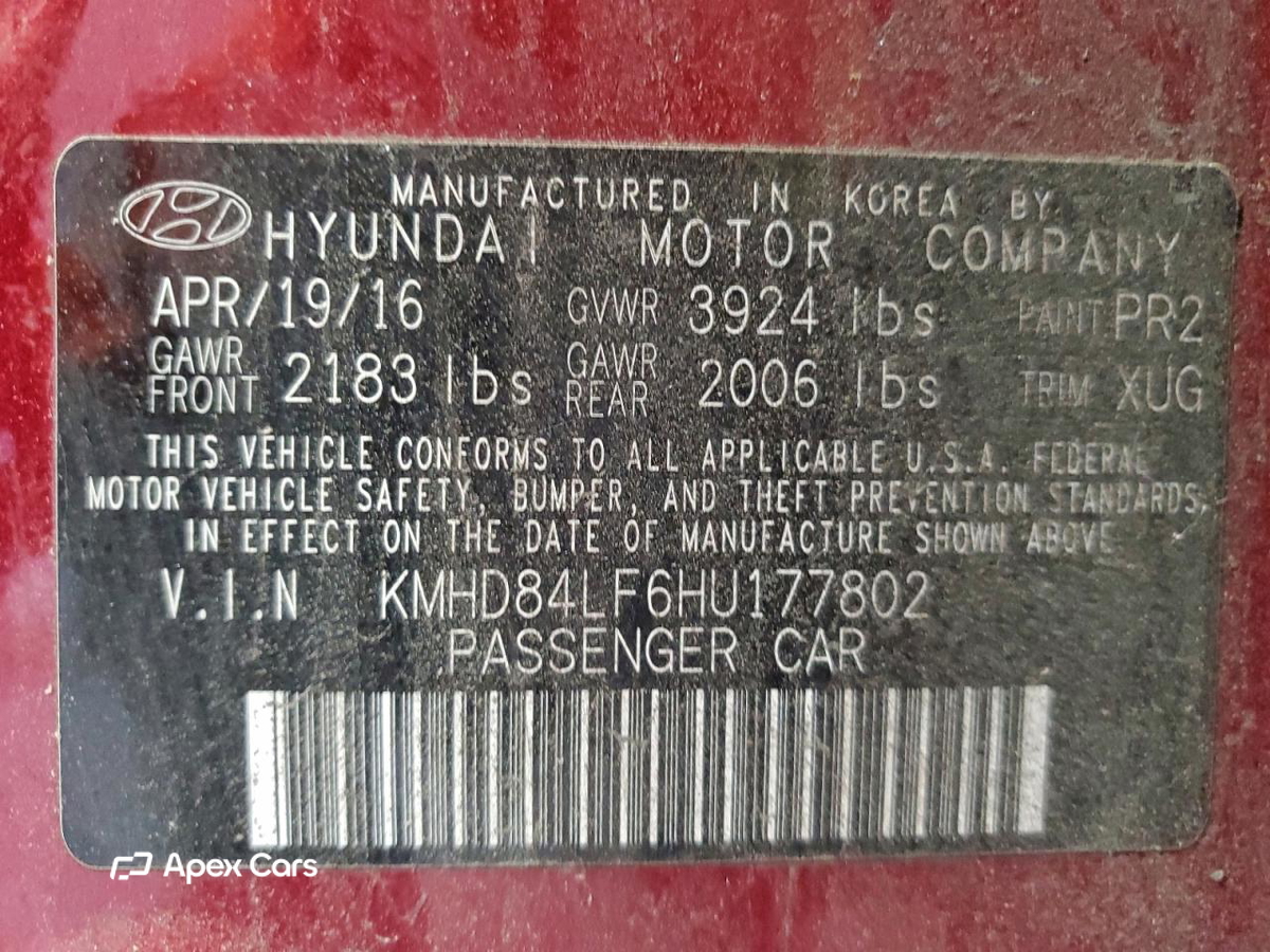 Hyundai Elantra 2017
