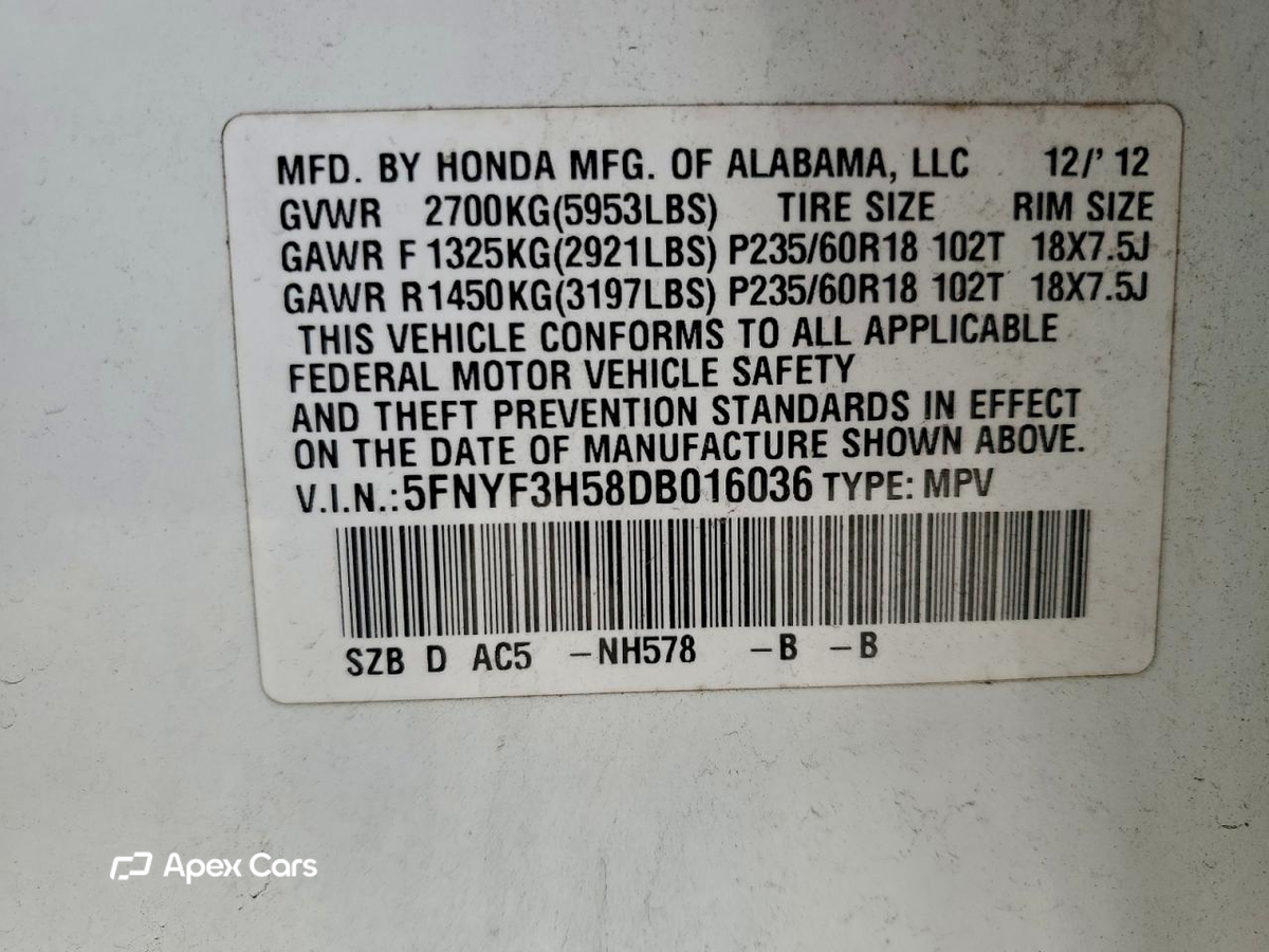 Honda Pilot 2013