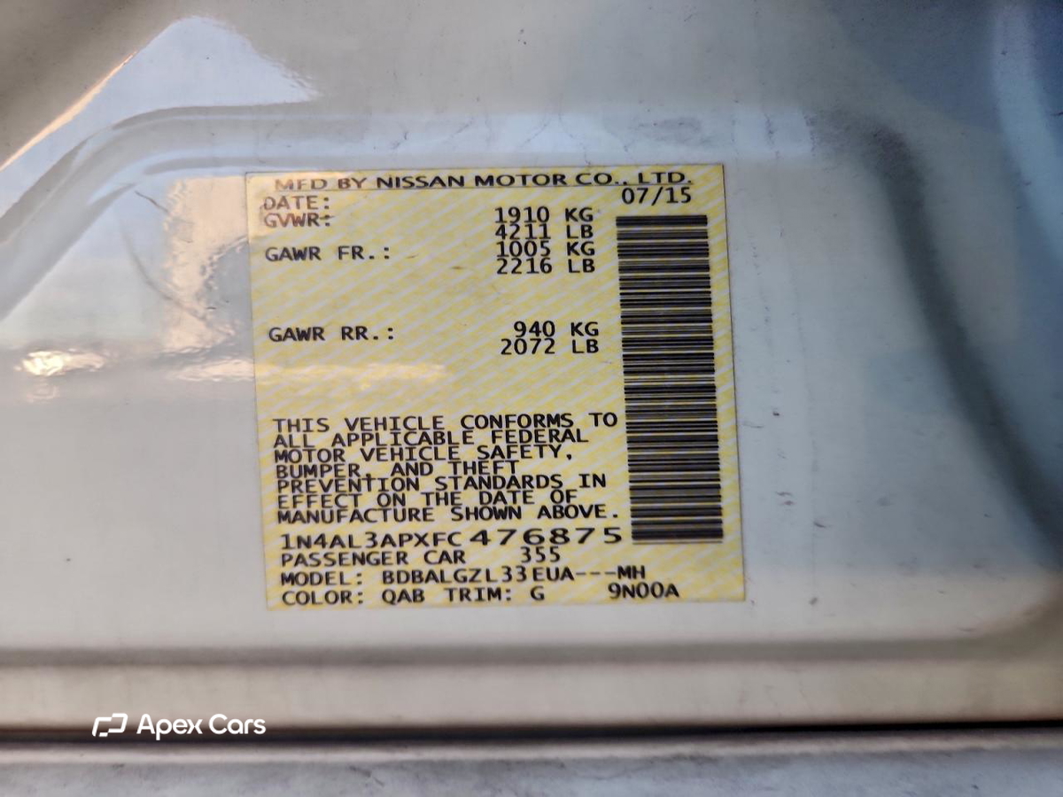 Nissan Altima 2015