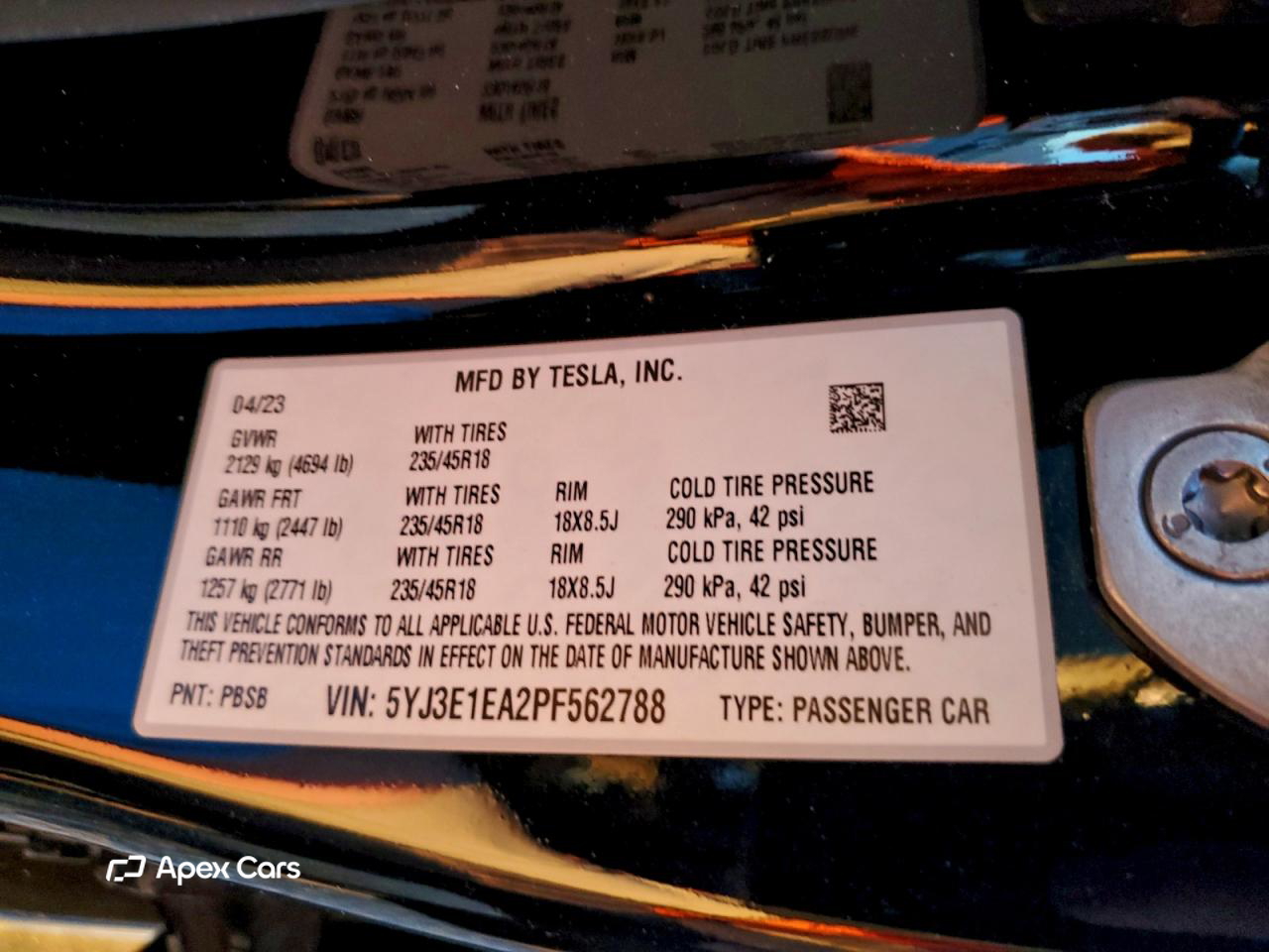 Tesla Model 3 2023