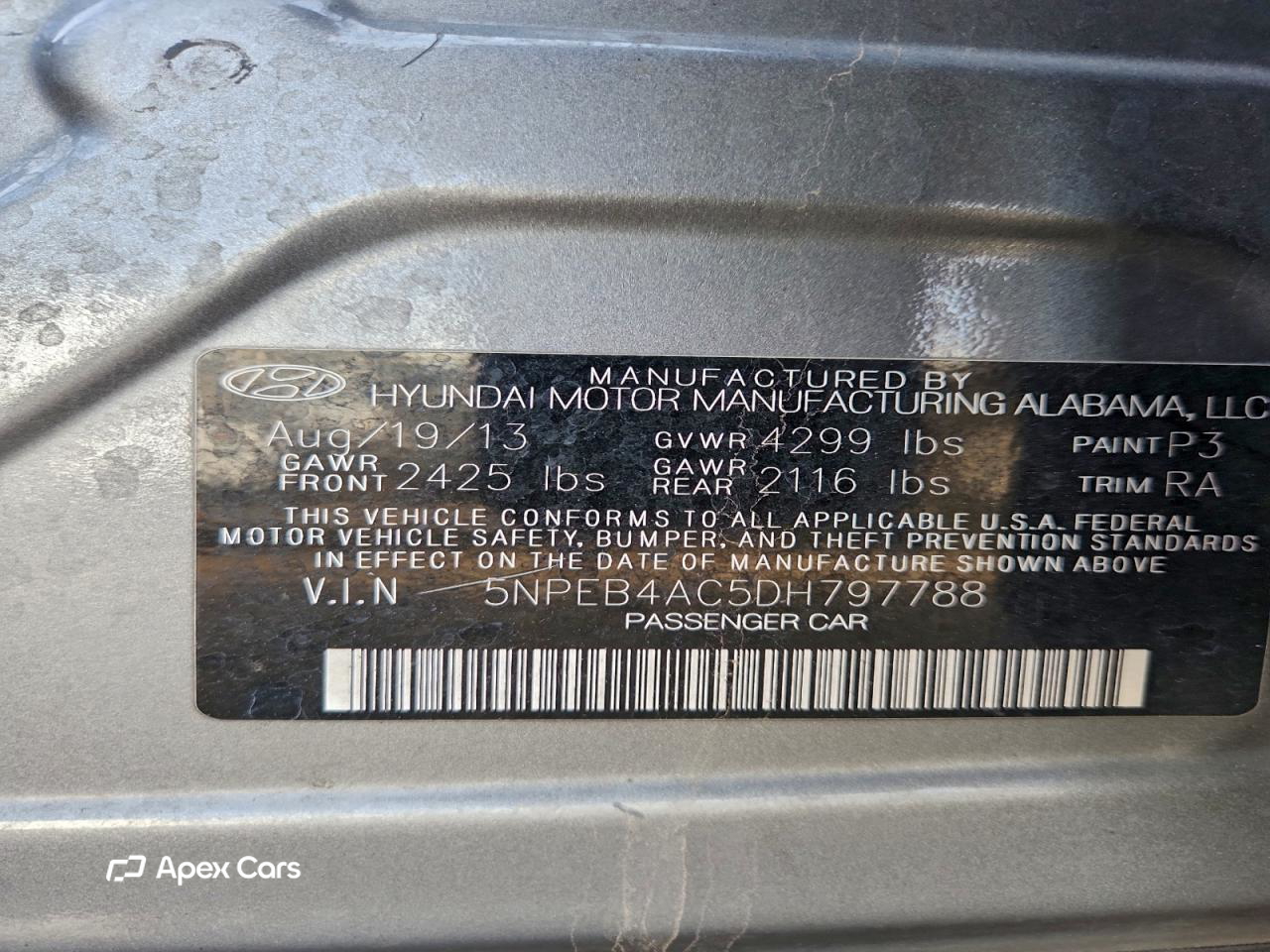 Hyundai Sonata 2013
