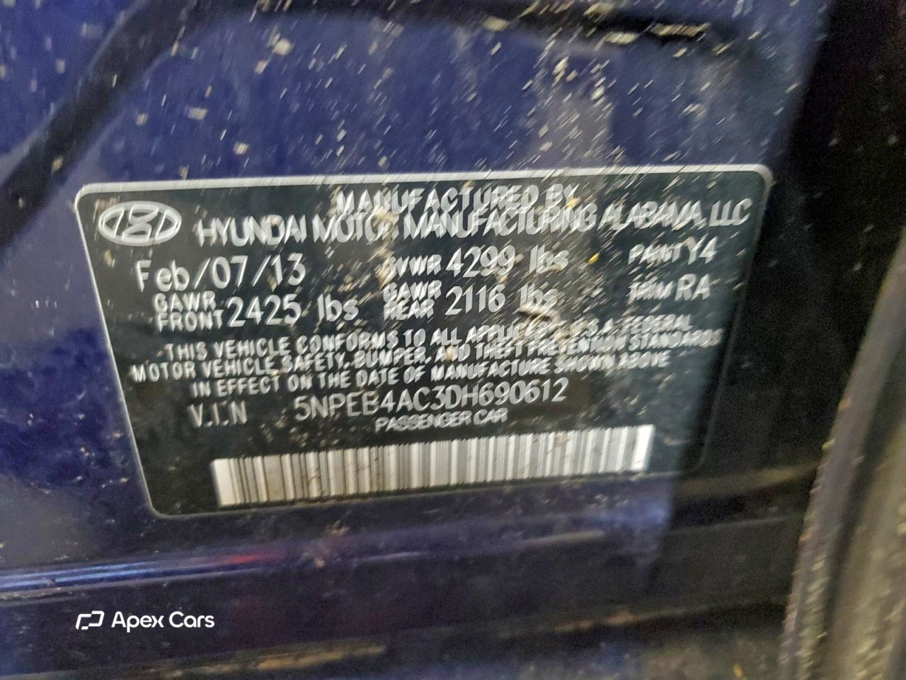 Hyundai Sonata 2013