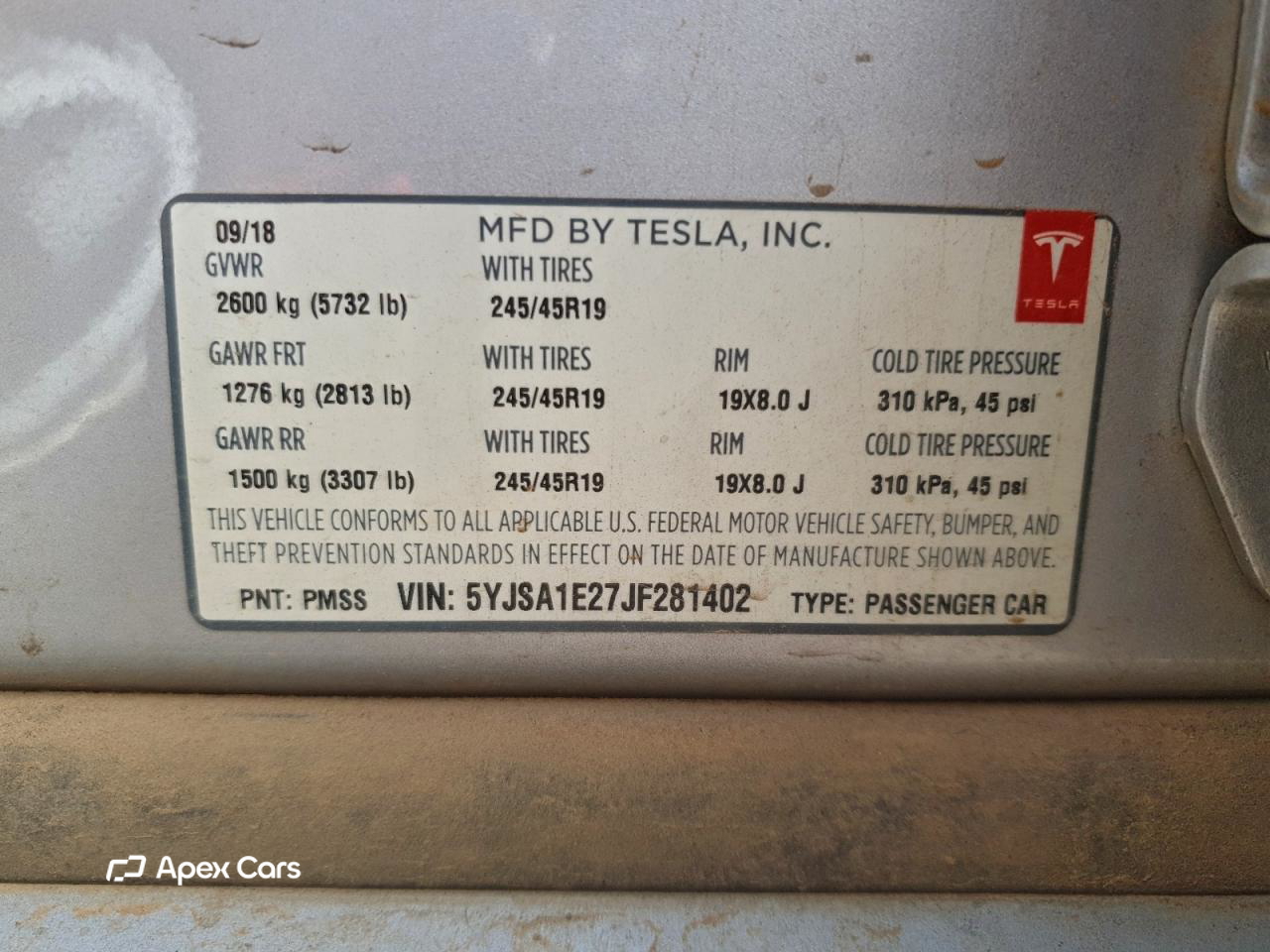 Tesla Model S 2018