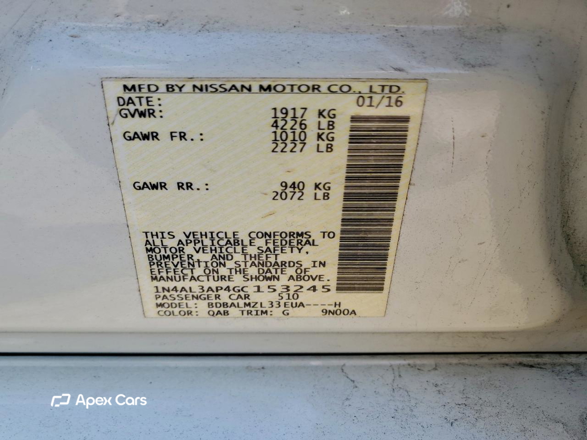 Nissan Altima 2016