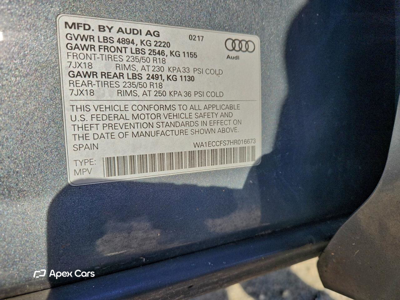 Audi Q3 2017