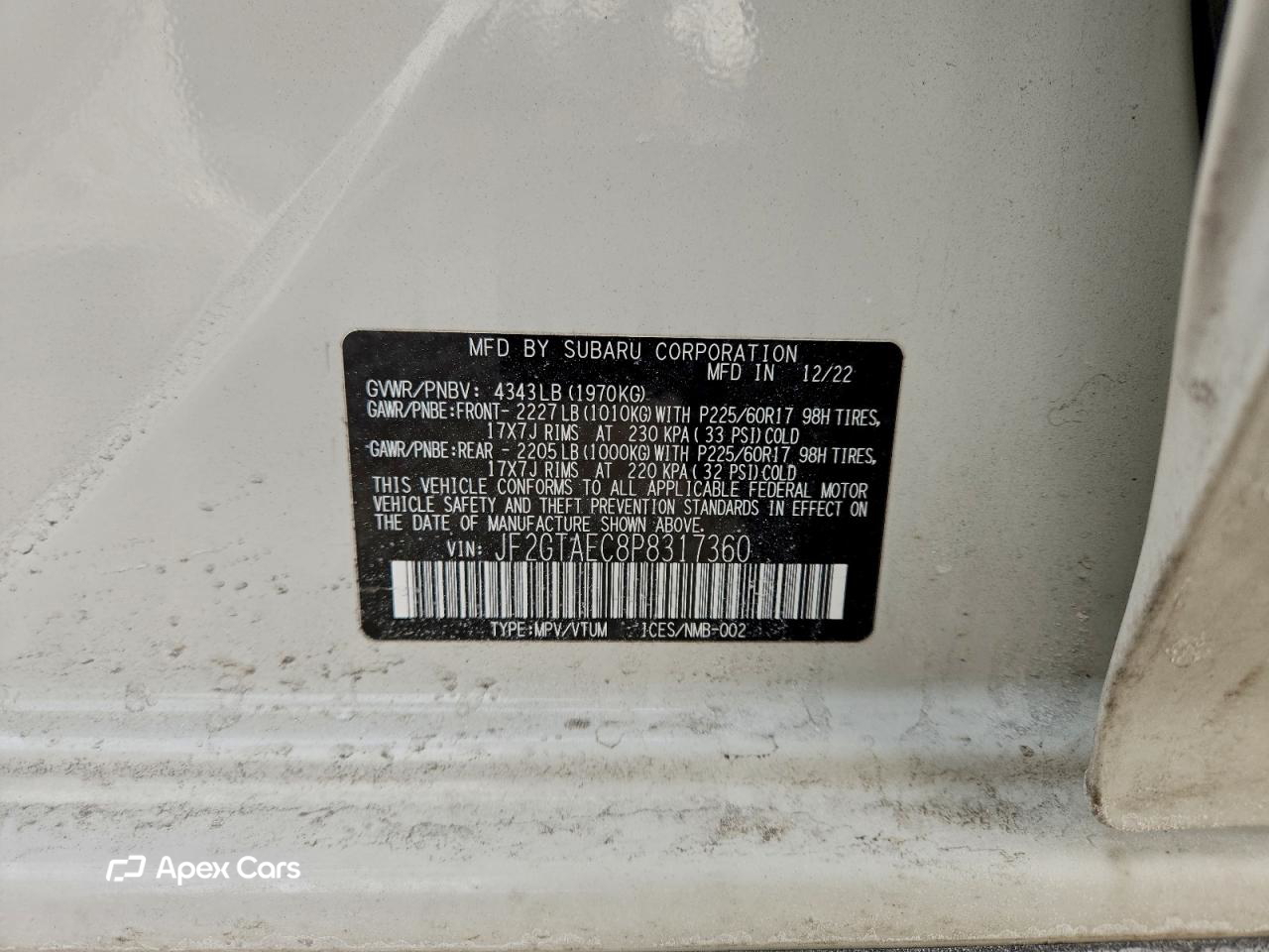 Subaru XV 2023