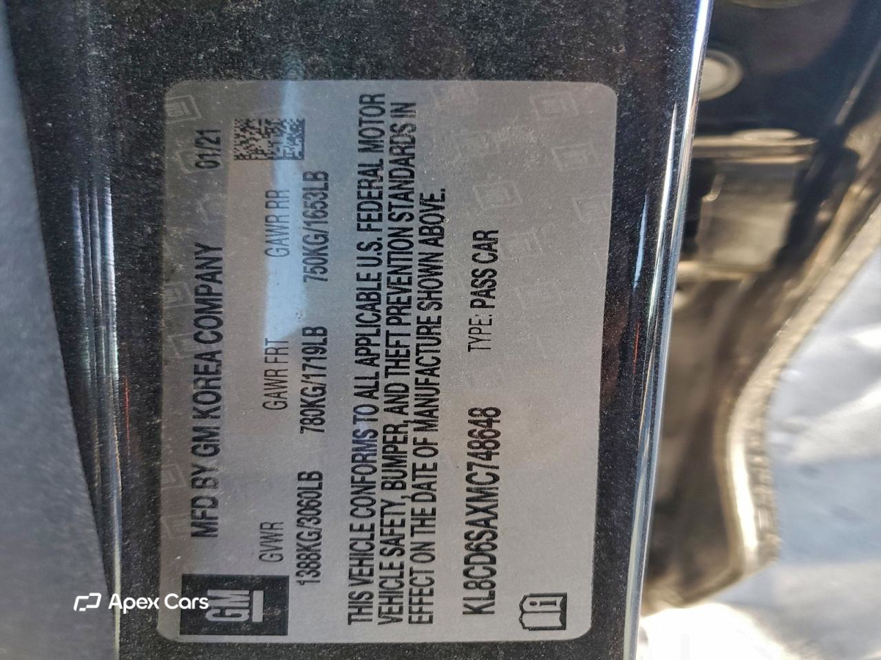 Chevrolet Spark 2021