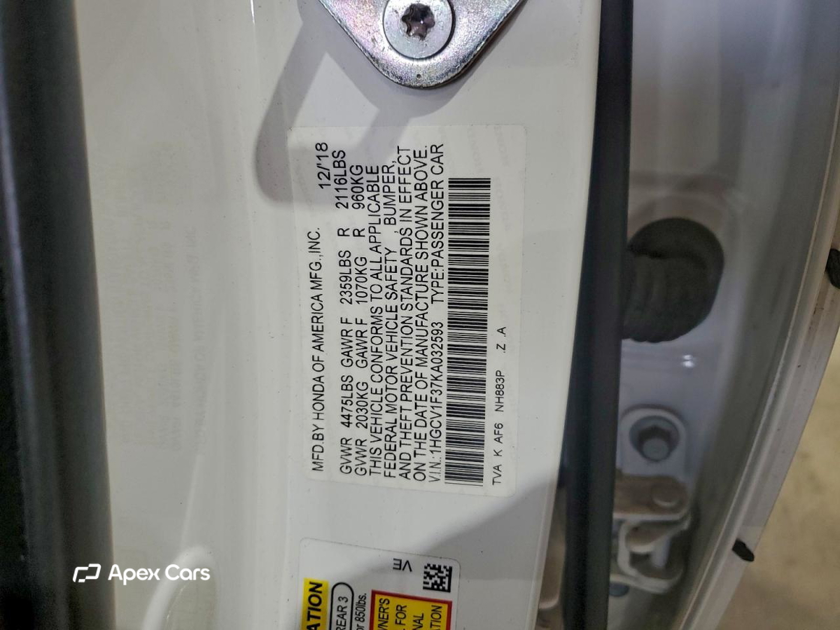 Honda Accord 2019