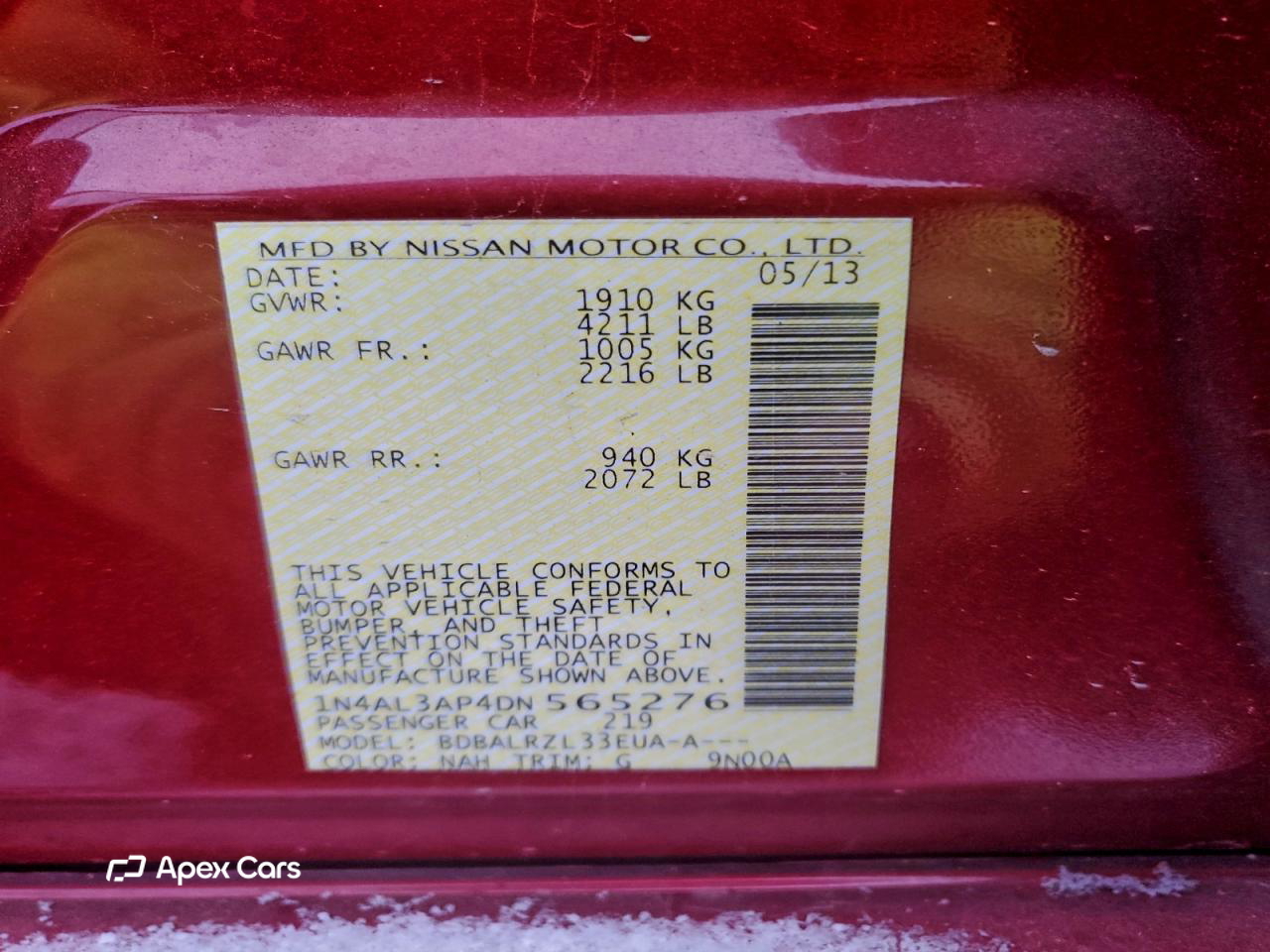 Nissan Altima 2013