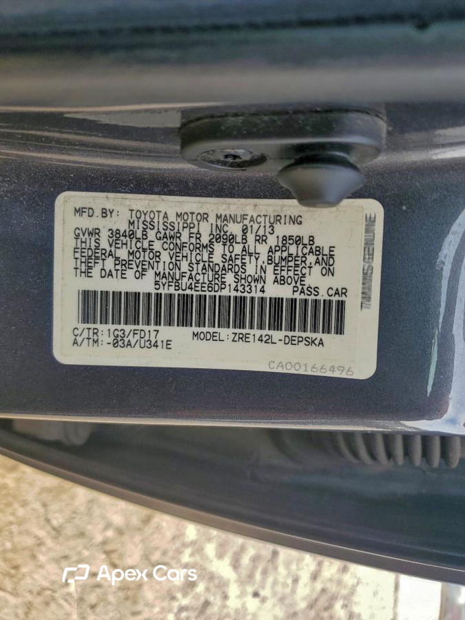 Toyota Corolla 2013