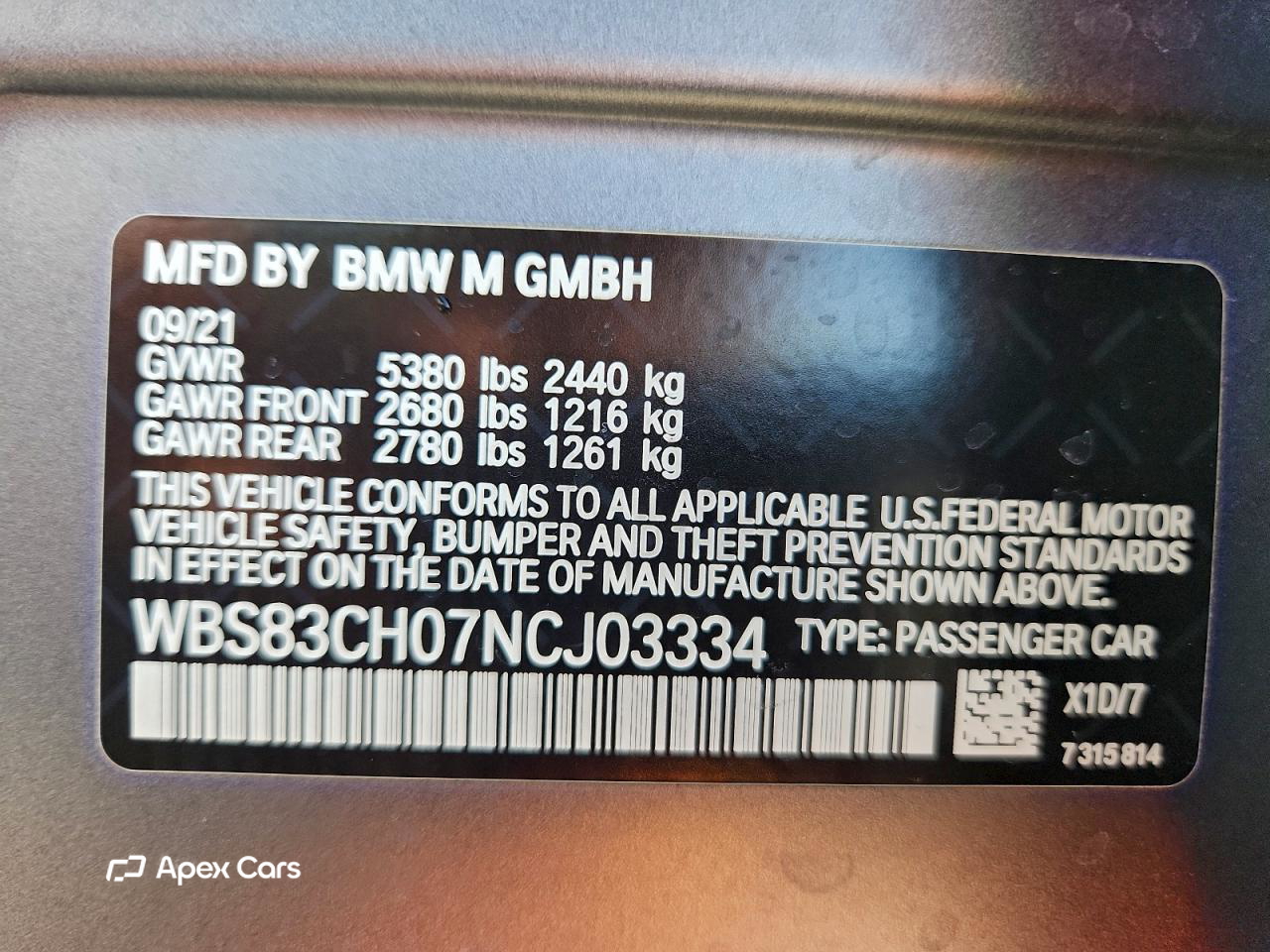 BMW M5 2022
