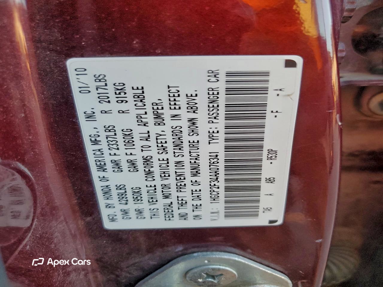 Honda Accord 2010