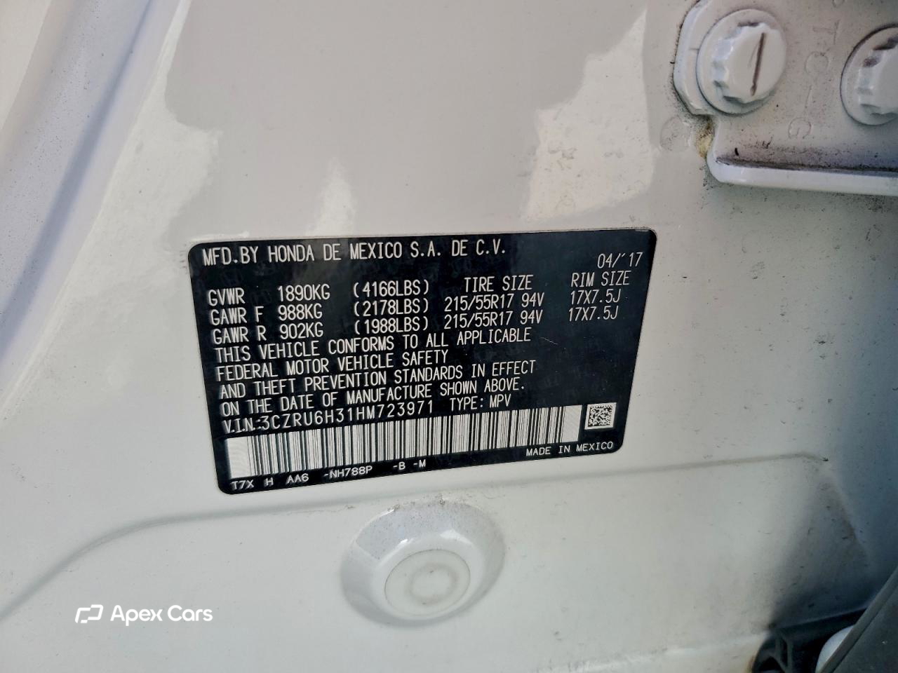 Honda HR-V 2017