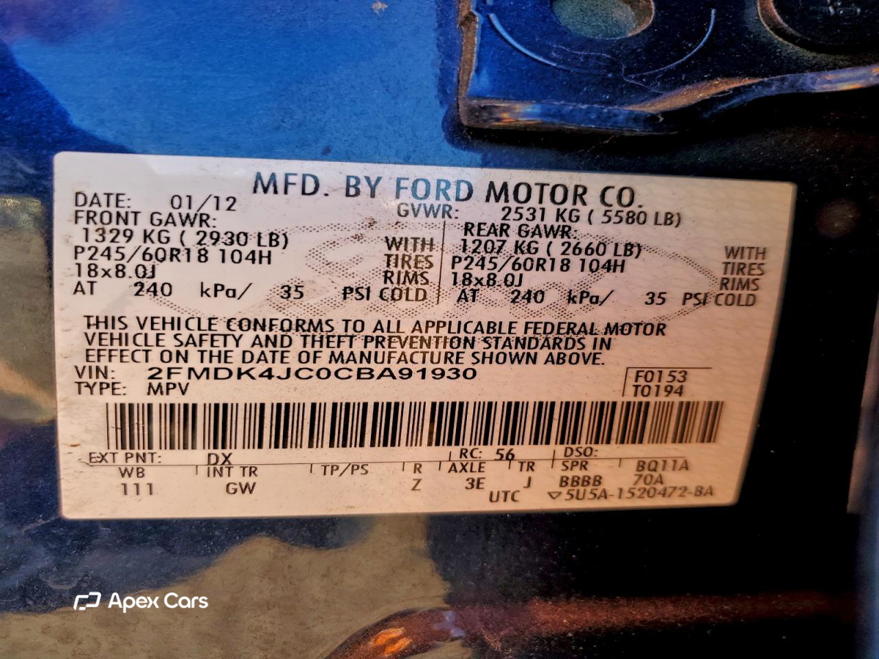 Ford Edge 2012