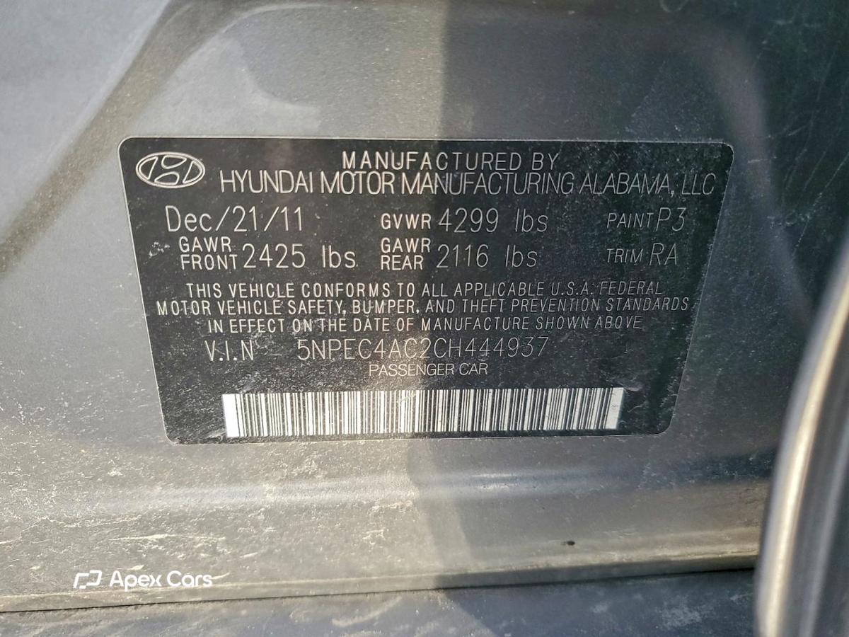 Hyundai Sonata 2012