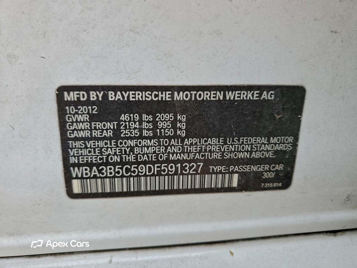 BMW Series 3 2013