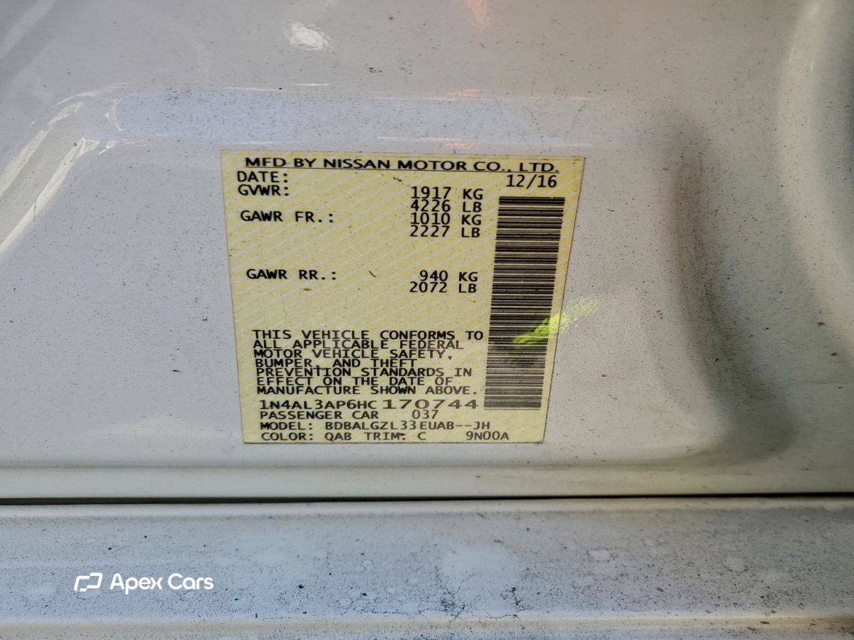 Nissan Altima 2017