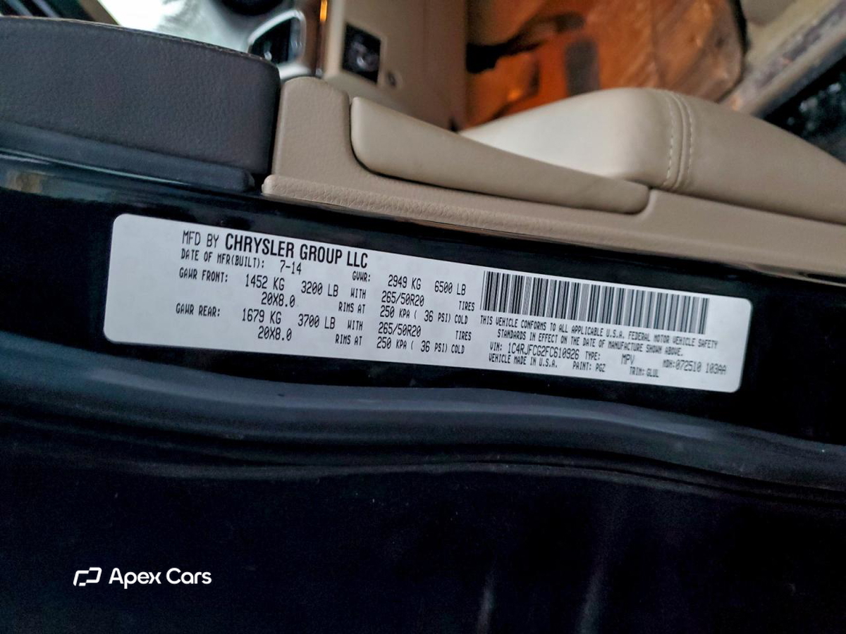 Jeep Grand Cherokee 2015