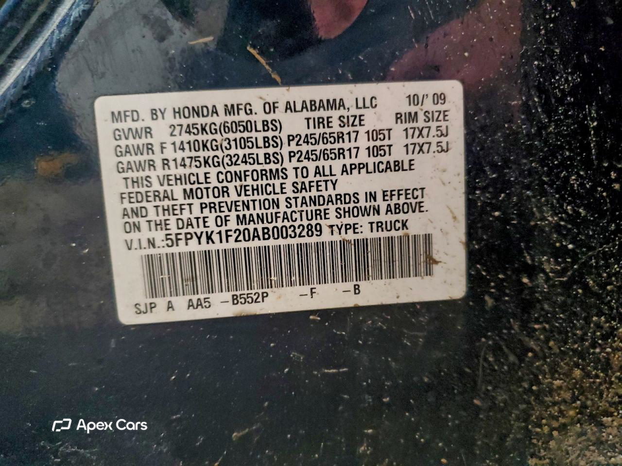 Honda Ridgeline 2010