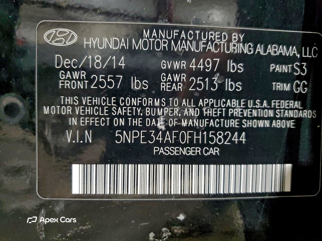 Hyundai Sonata 2015