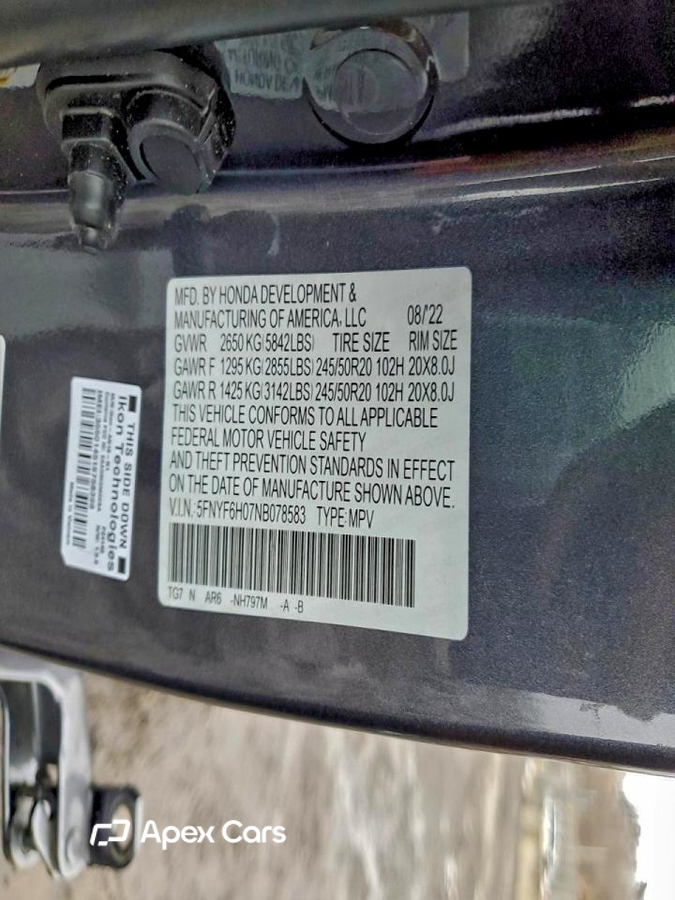 Honda Pilot 2022