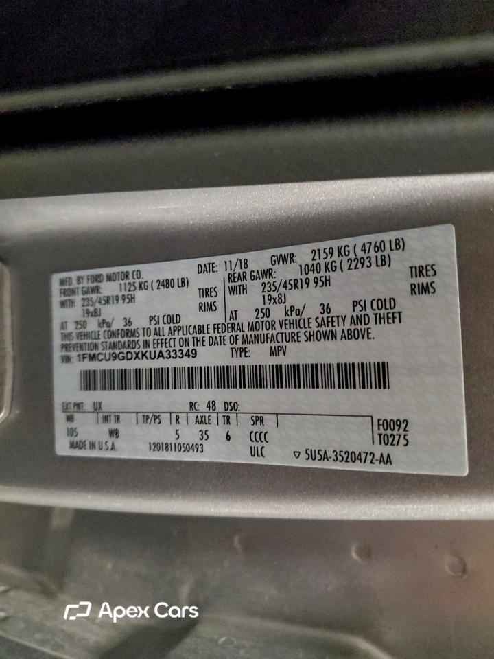 Ford Escape 2019