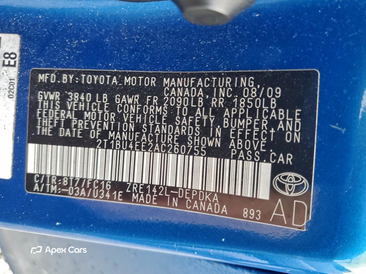 Toyota Corolla 2010