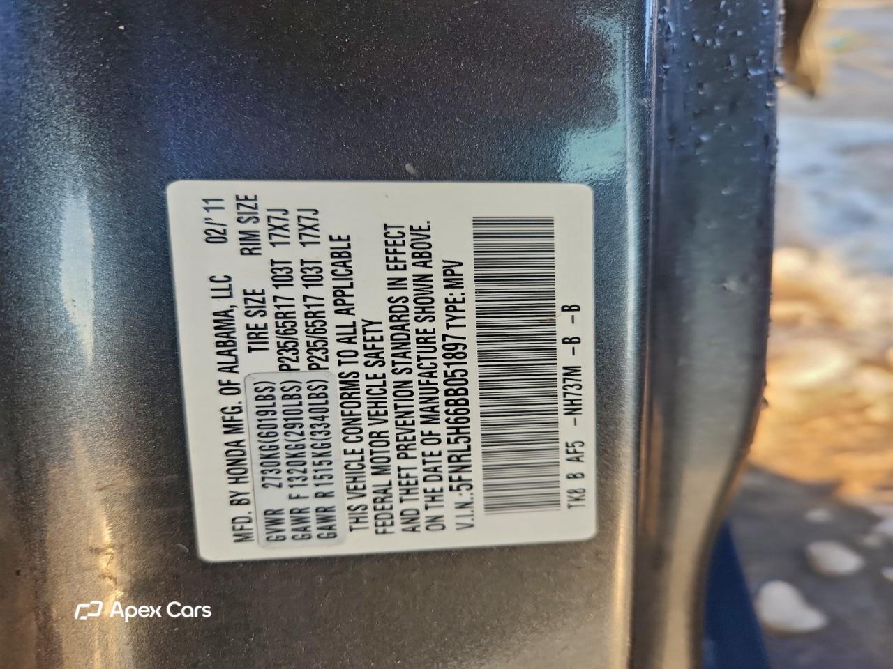 Honda Odyssey 2011