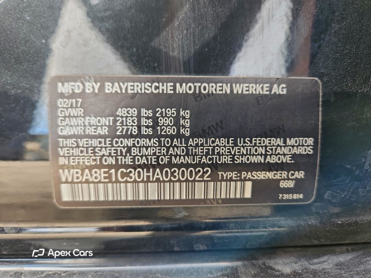 BMW Series 3 2017