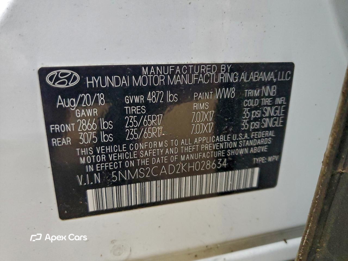 Hyundai Santa Fe 2019