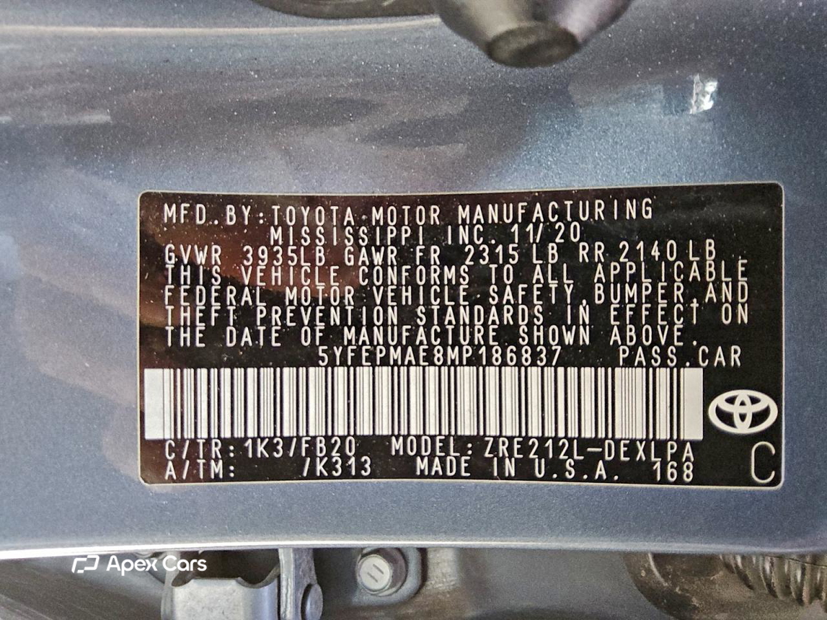 Toyota Corolla 2021