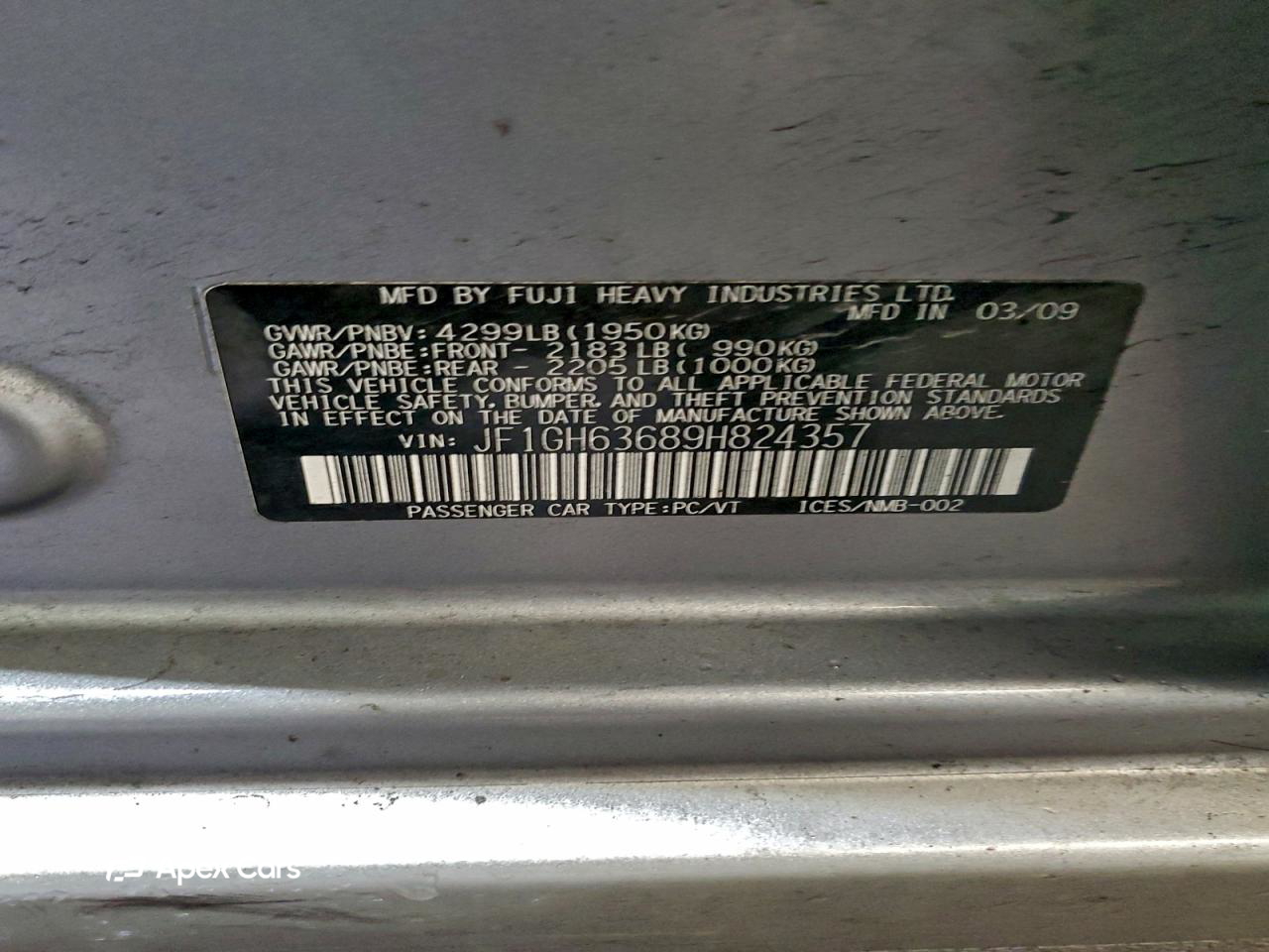 Subaru Impreza 2009
